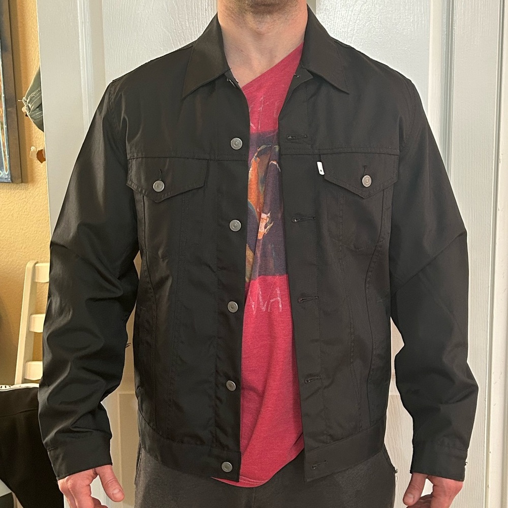 Levi’s Black Polyester Jacket